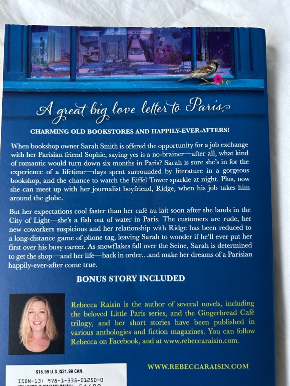 The Little Bookshop on the Seine by Rebecca Raisin - - Picture 2 of 2